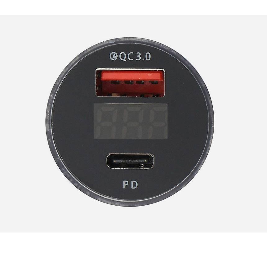 USB 매립 시거 잭 차량 시거잭전압계 충전 - 상세 이미지 3