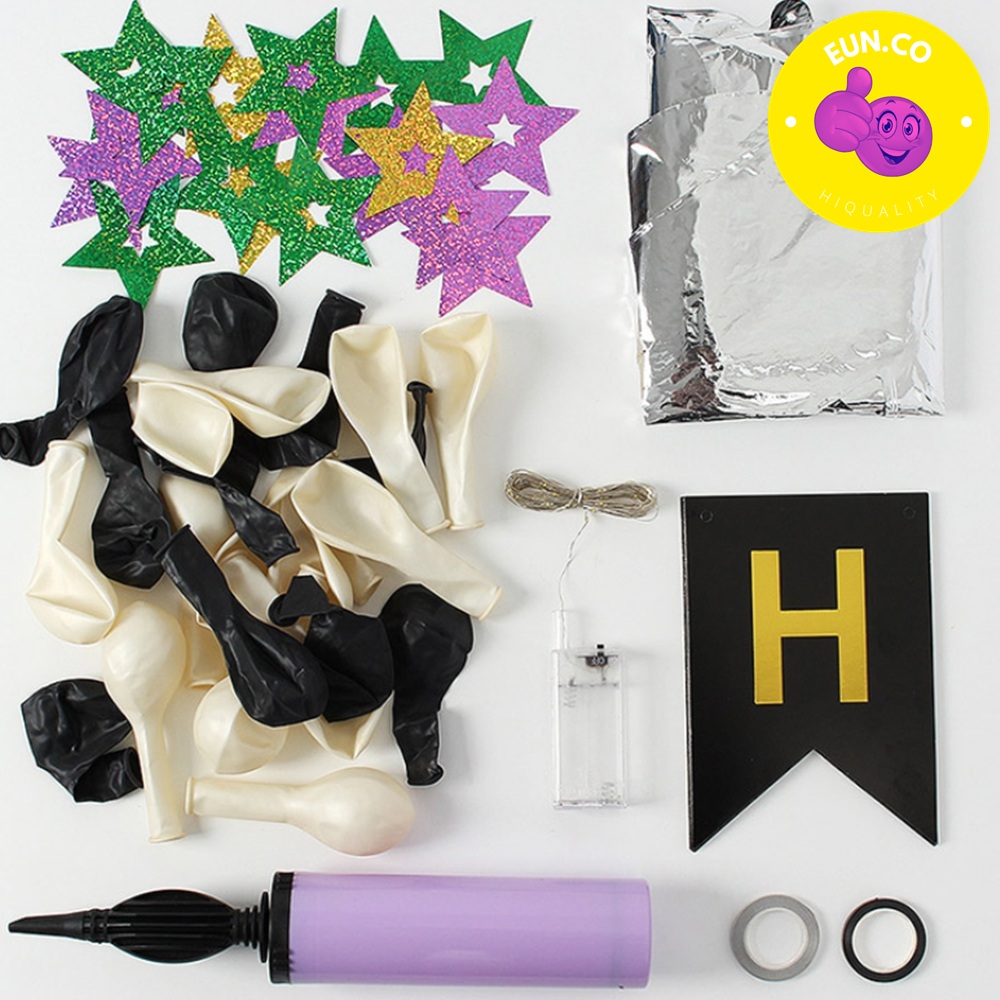 파티용 LED 램프 빛나는 전구 축하 이벤트 생일파티 풍선세트