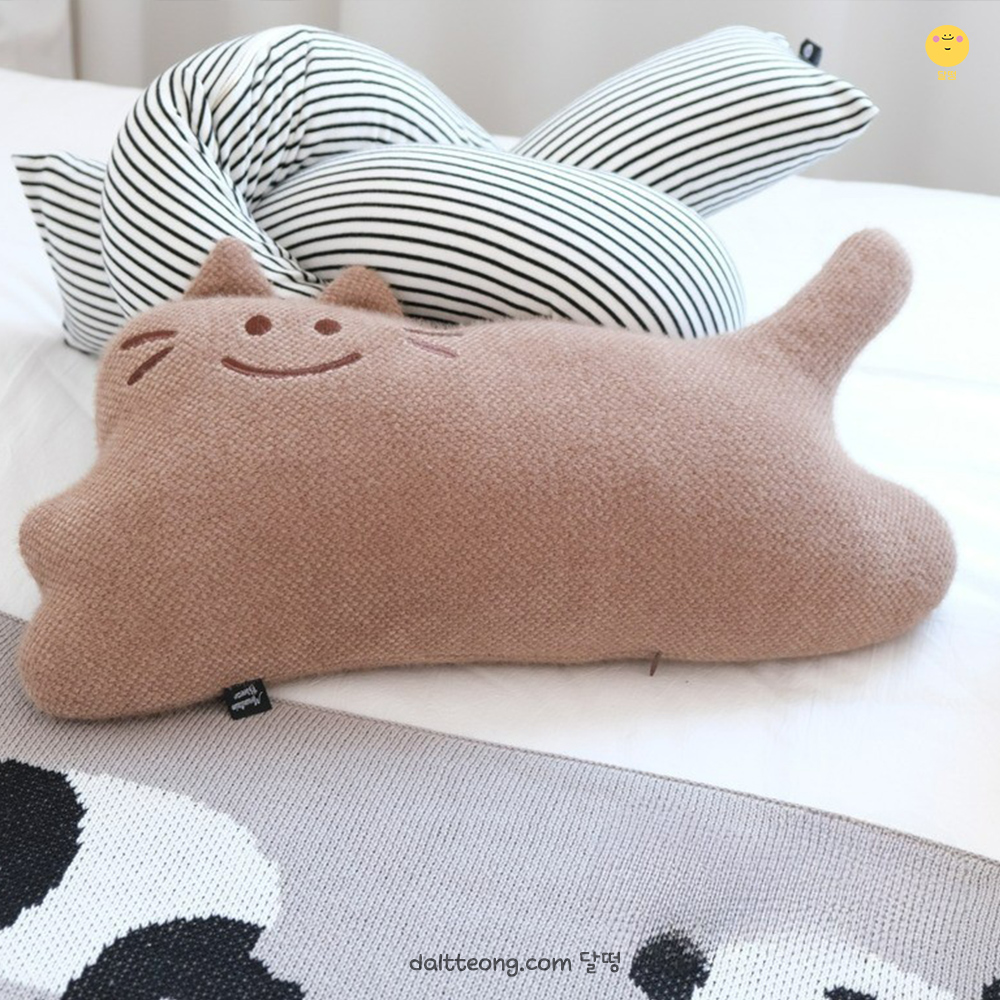달떵 귀여운 말랑 고양이 모찌 인형 쇼파 쿠션 동물 아기방 낮잠