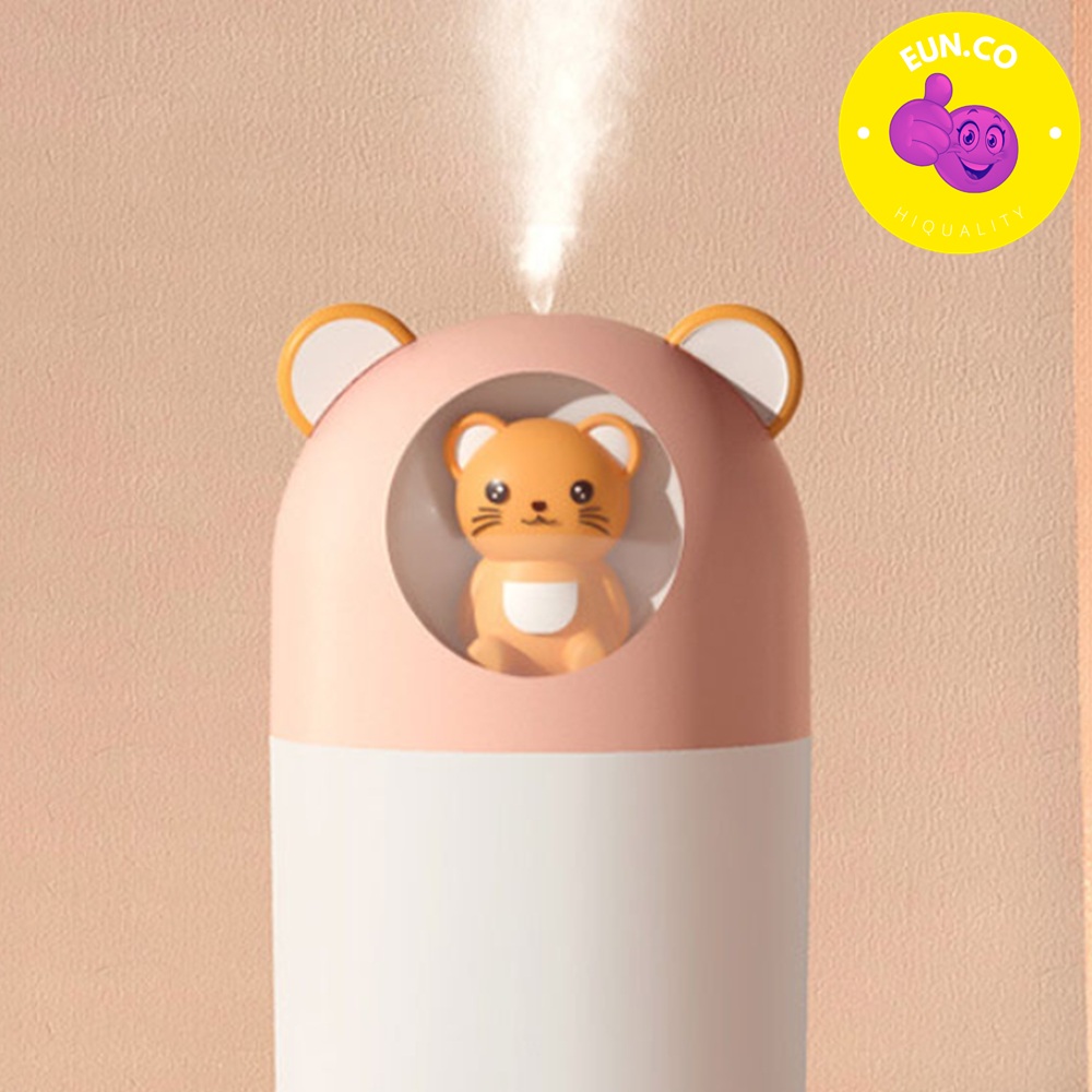 핸디 가습기 USB 사무실가습기 포터블 무소음 무드등