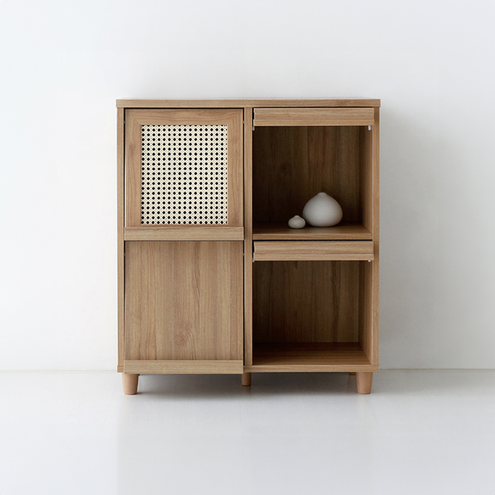 벤탄 4문 수납장 9280 NFM9080FRT 820x400x920mm, 2단, 캄포어베니어 1299.7207 - 상세 이미지 3