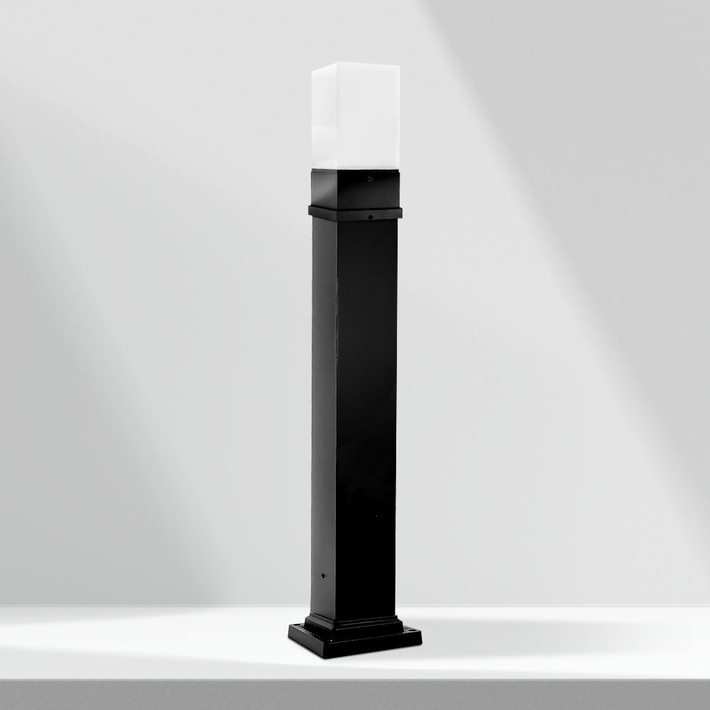 전기 사각 문주등 정원등 카페 데크 테라스 조명 조명등 볼라드등 1003 기둥 60cm - 메인 이미지