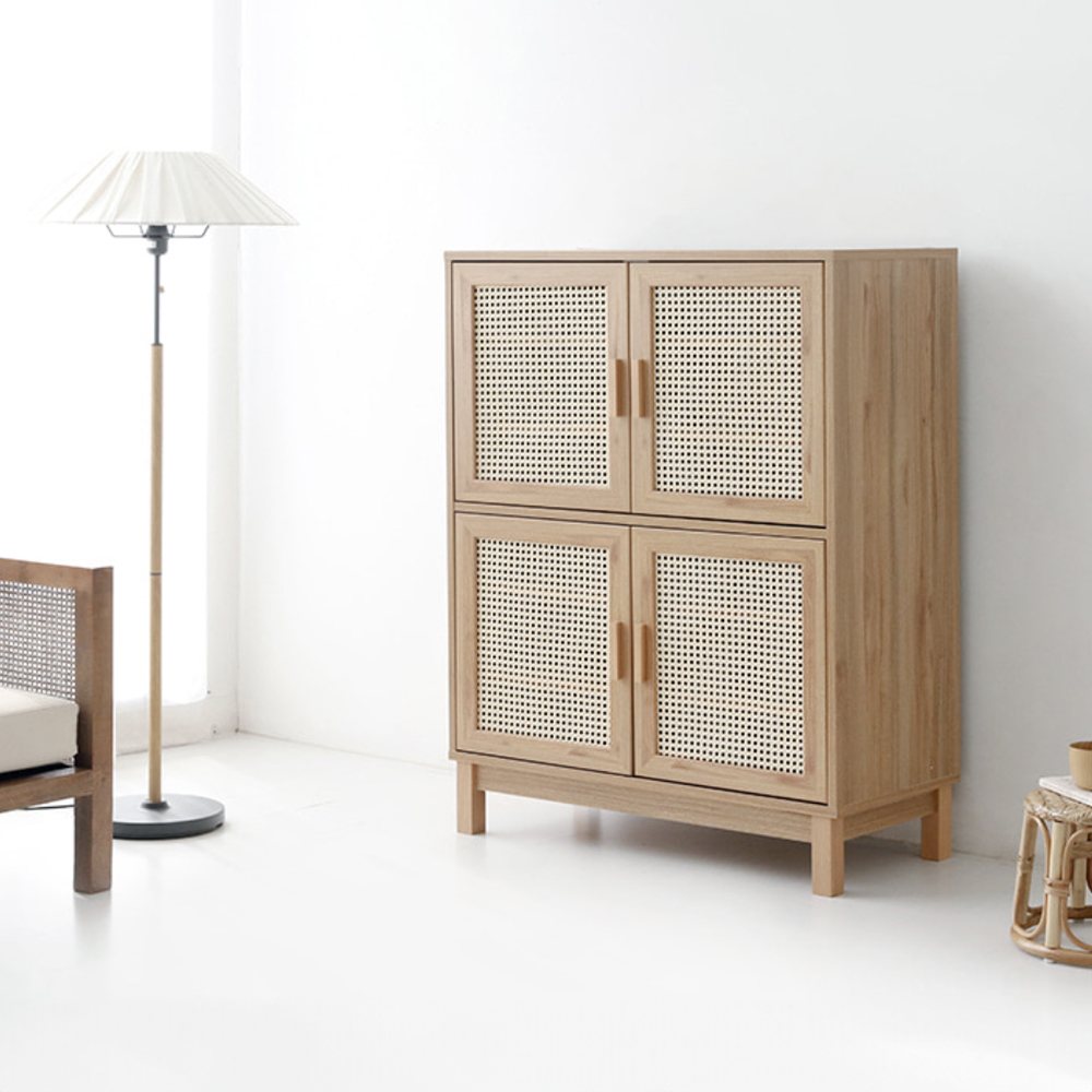 벤탄 4문 수납장 CHM12890 900x415x1280mm, 2단, 캄포어베니어 8483.8790 이미지 8