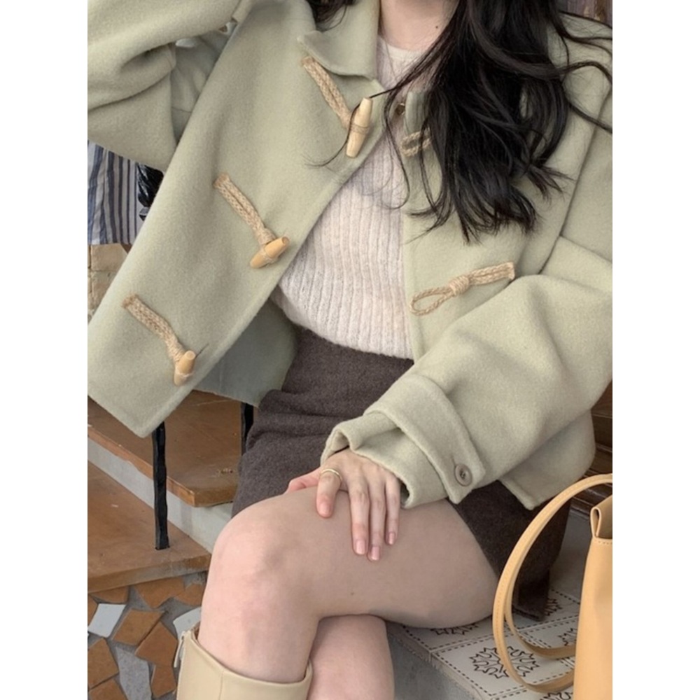 손해보기싫어서 9화 한지현 코트 숏 남자연 떡볶이 데일리 의상 옷 패션 - 상세 이미지 4