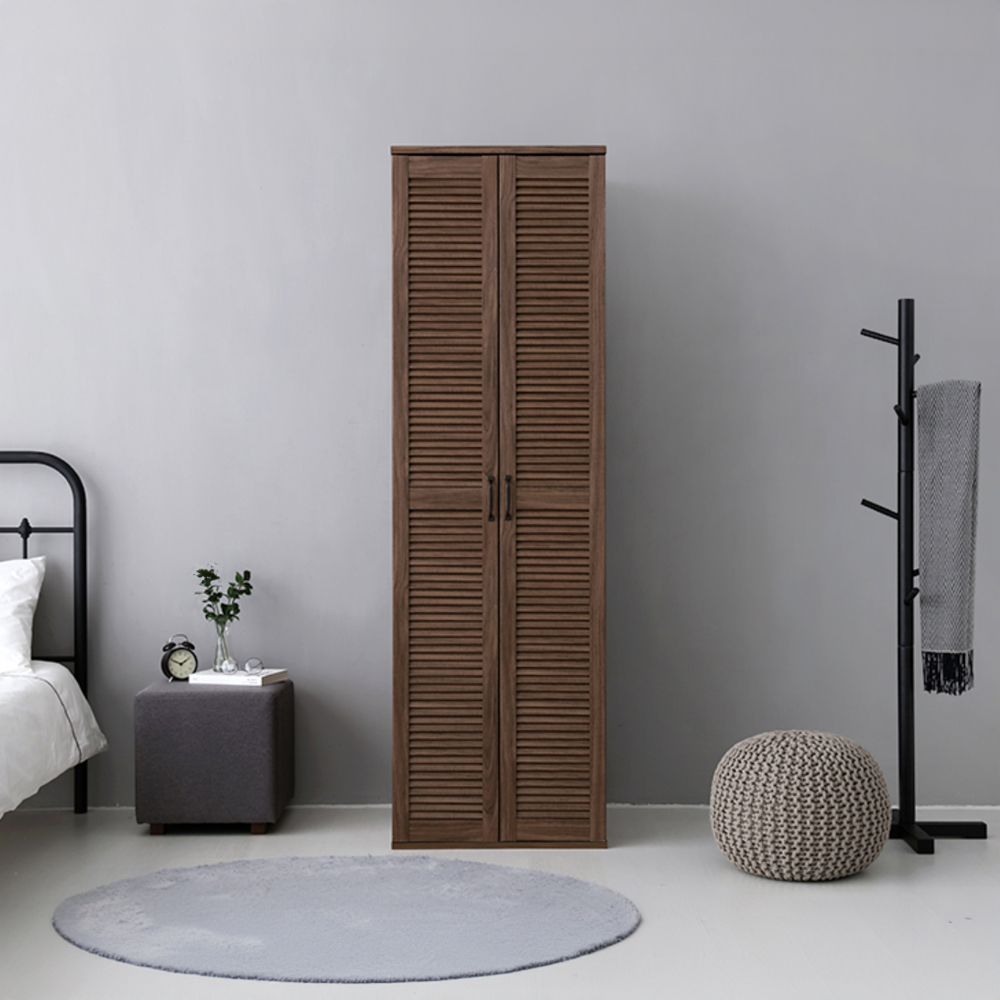 헤인 선반수납장 2문 60195 600mmx590mmx1950mm, 6단, 미들브라운 0863.1959 - 상세 이미지 5