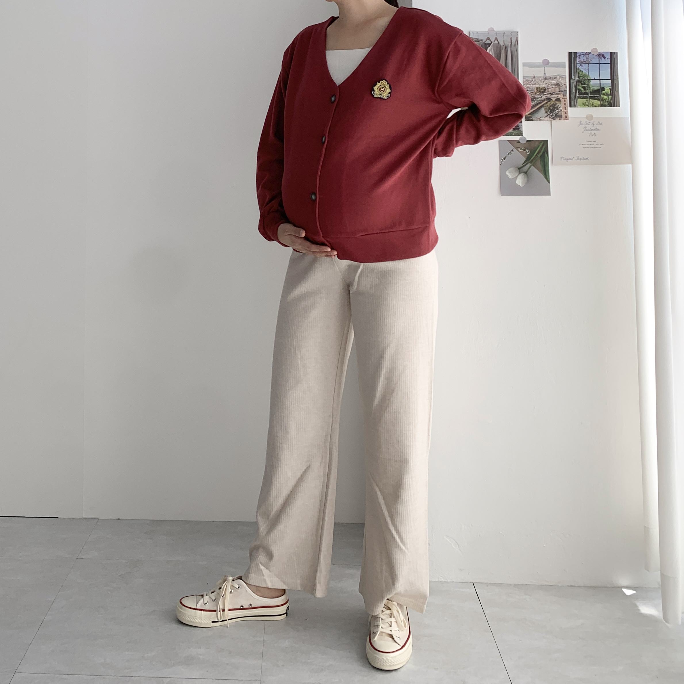 복대 임산부바지 임산부팬츠 임부밴딩팬츠 - 상세 이미지 4