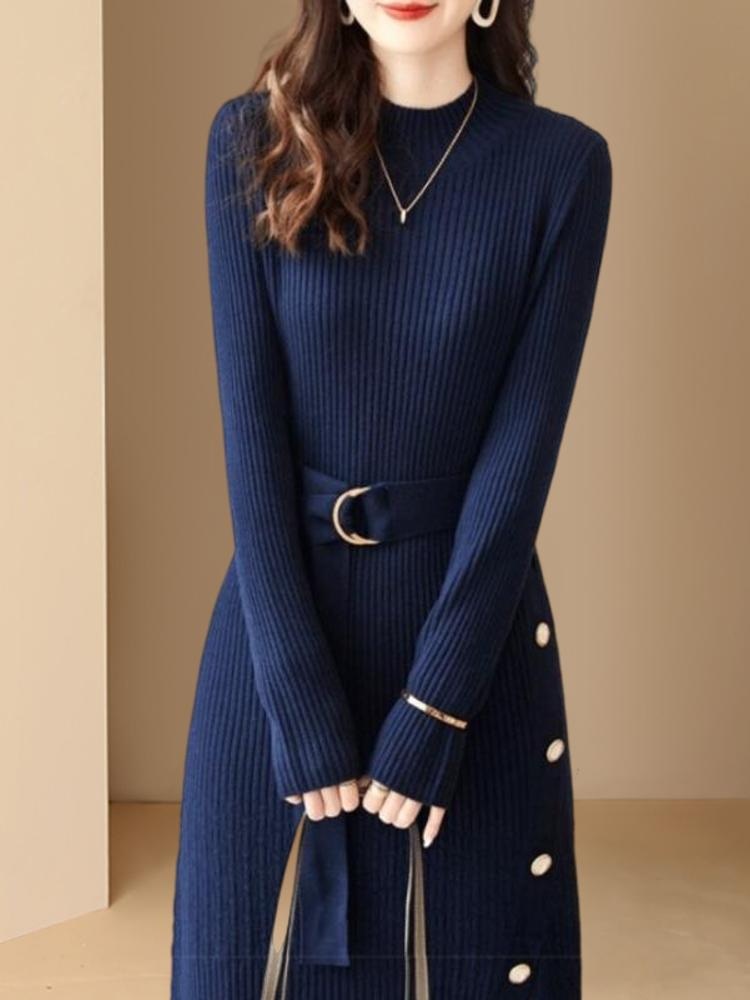 전종서 원피스 니트 공항패션 H라인 가을 의상 옷 패션