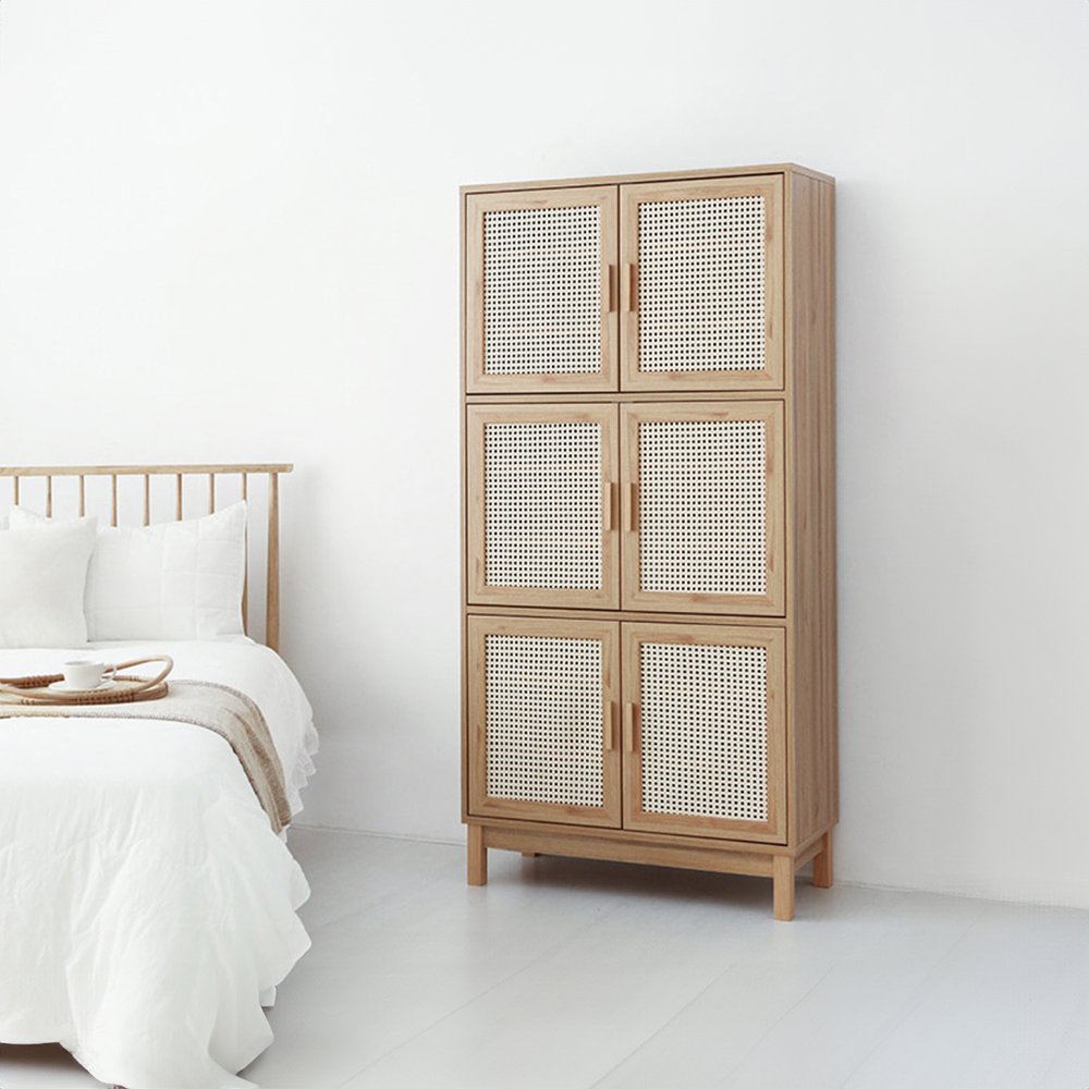 벤탄 6문 수납장 CHM18390 900x415x1830mm, 3단, 캄포어베니어 4027.9984 - 상세 이미지 4
