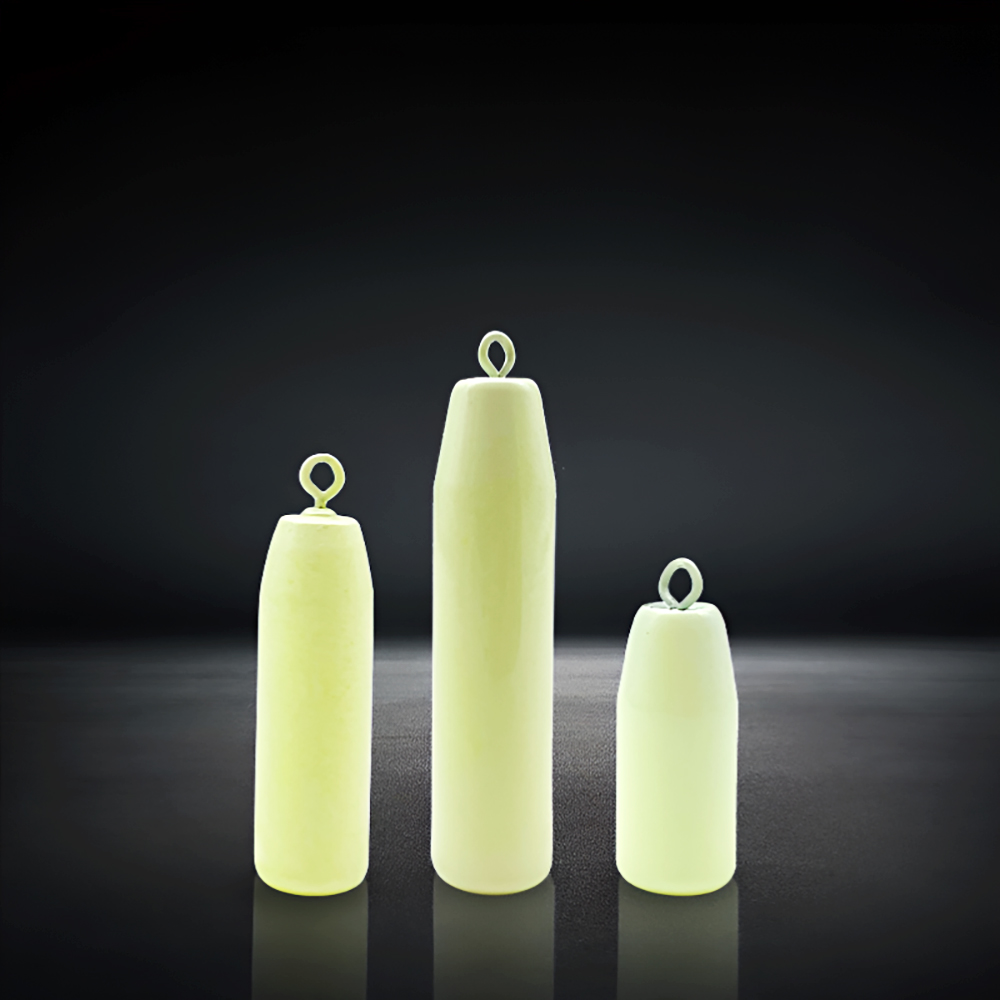 구멍 봉돌 회전 고리 야광 낚시추 고리추 구멍추 원투 낚시 8호 이미지 4