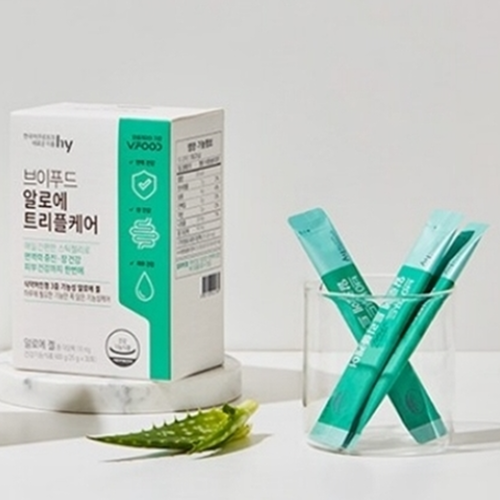 한국야쿠르트 알로에 겔 스틱 20g 30포 3박스 3개월 면역력 피부 장 건강 3중 케어 - 상세 이미지 2