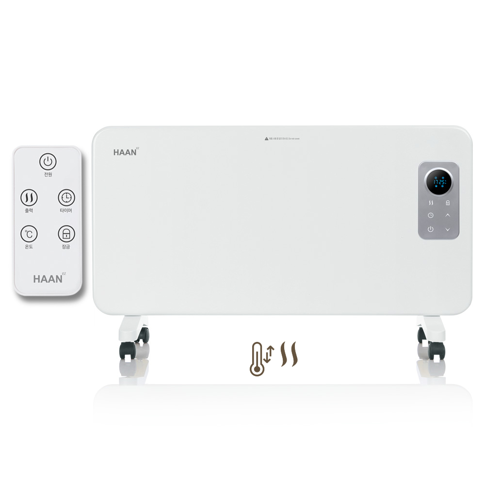 한경희 벽걸이 스탠드 컨벡션 전기히터 거실 방수 욕실 히터 타이머 160HH