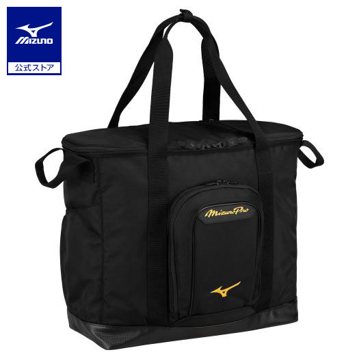 미즈노프로 MIZUNO 야구 토트백 대용량 글러브 장비 수납 1FJDB40109 블랙 - 메인 이미지