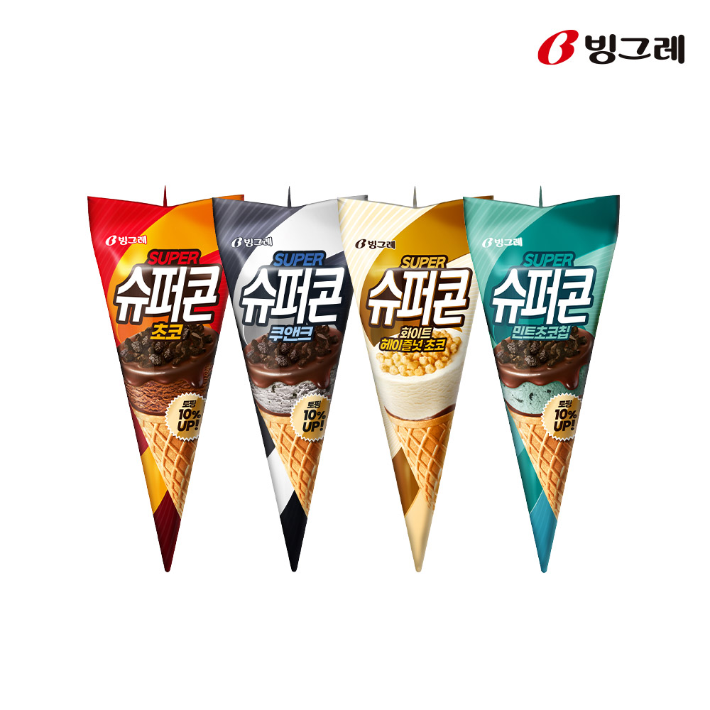빙그레 슈퍼콘 아이스크림 쿠앤크 24개입 이미지 7