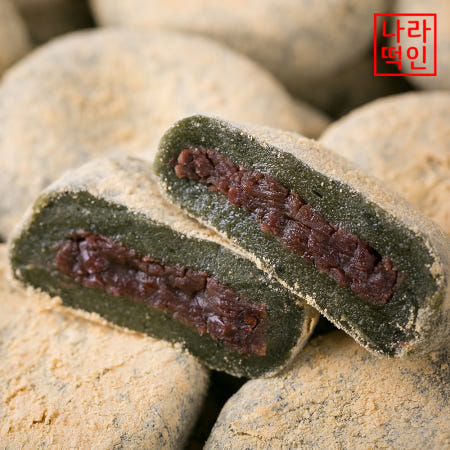 쑥떡 1.8kg (60g 30개) 팥앙금 국산찹쌀 백일 첫돌 생일떡 행사 나라떡