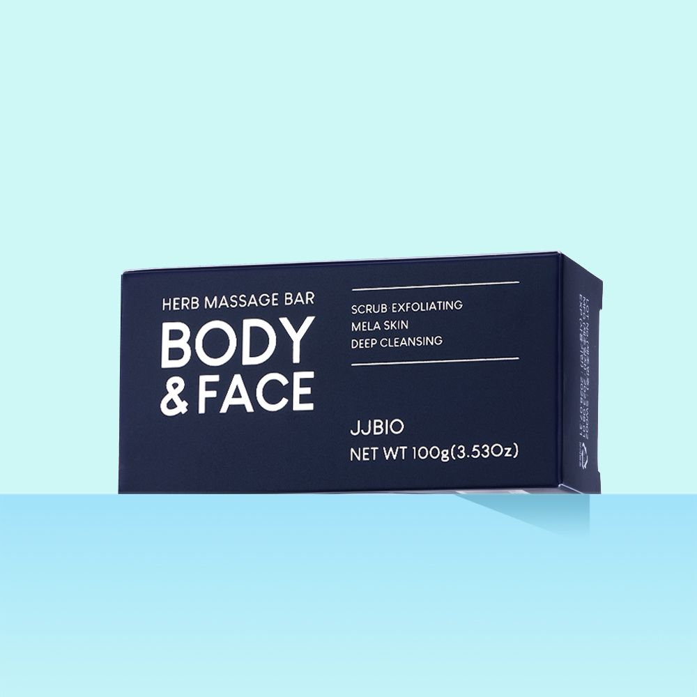 허브마사지바 올인원 좁쌀 여드름 모낭염 항균 세안 바디워시 천연 비누 100g, 1개 이미지 3