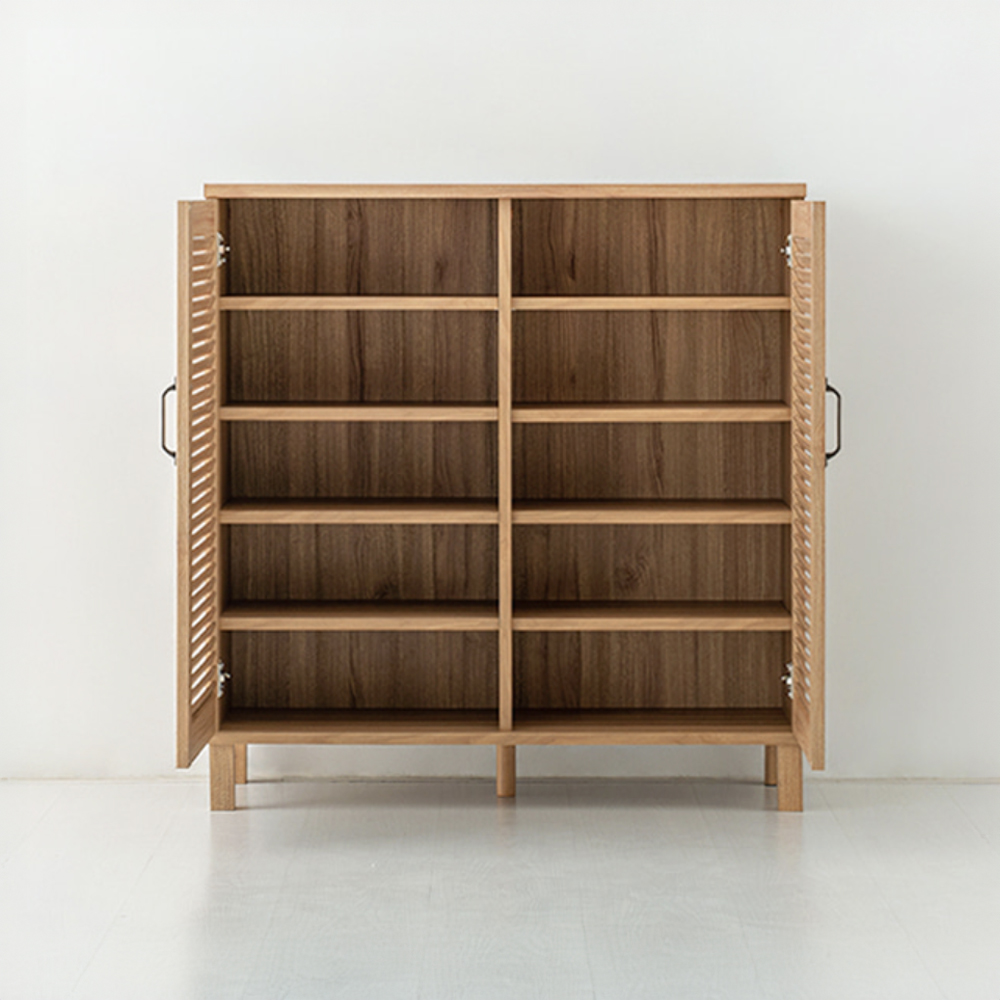 헤인 낮은2문 수납장 SHBM9490D2 일반형 900x370x935mm, 2단, 캄포어베니어 3964.2633 - 상세 이미지 3