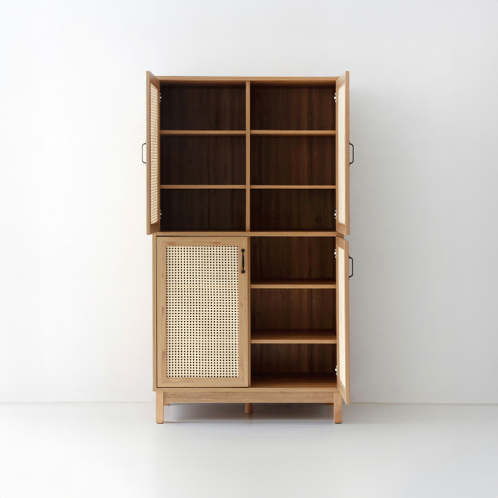 벤탄 선반수납장 4문 CHM180100R 1000x520x1800mm, 2단, 캄포어베니어 5942.9822 - 상세 이미지 5