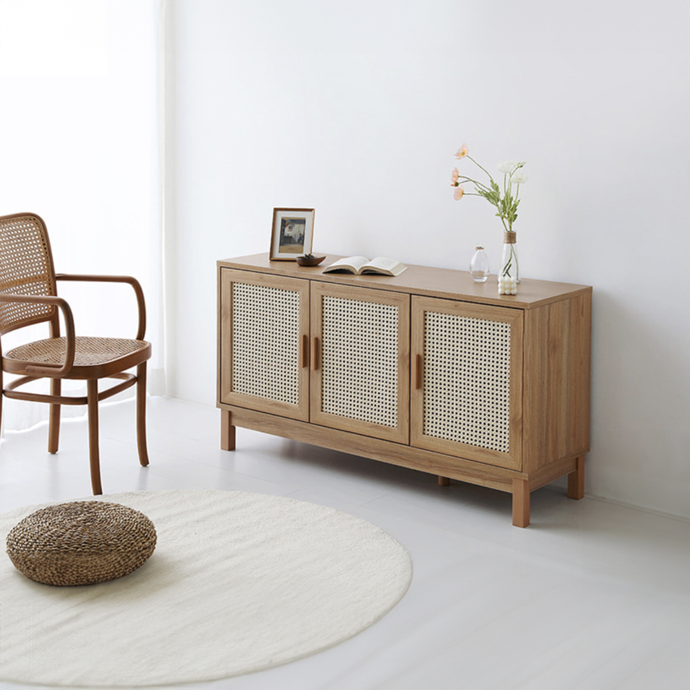 벤탄 3문 수납장 가로형 CHM73133 1330x415x730mm, 1단, 캄포어베니어 4879.4796 - 상세 이미지 4
