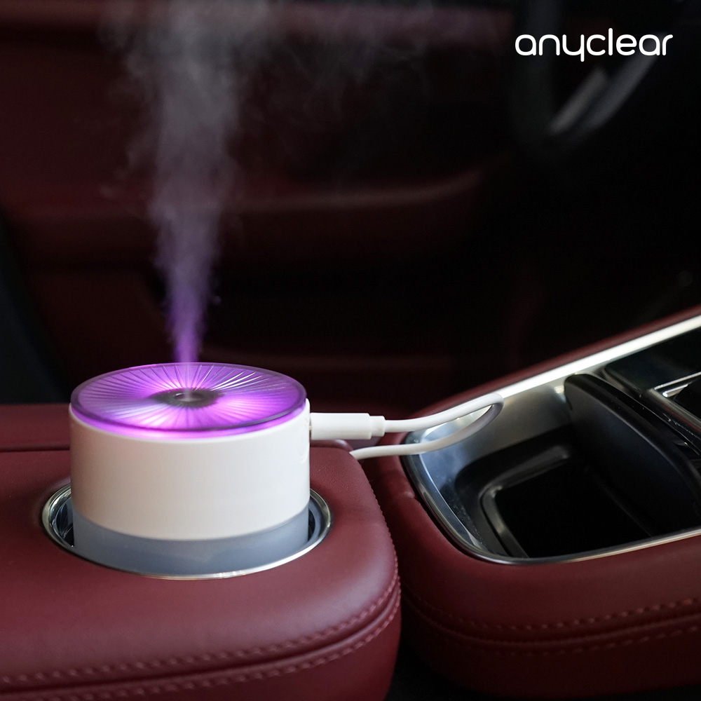 애니클리어 차량용 유선 미니 250ml 가습기 간편세척 상부급수 HM40