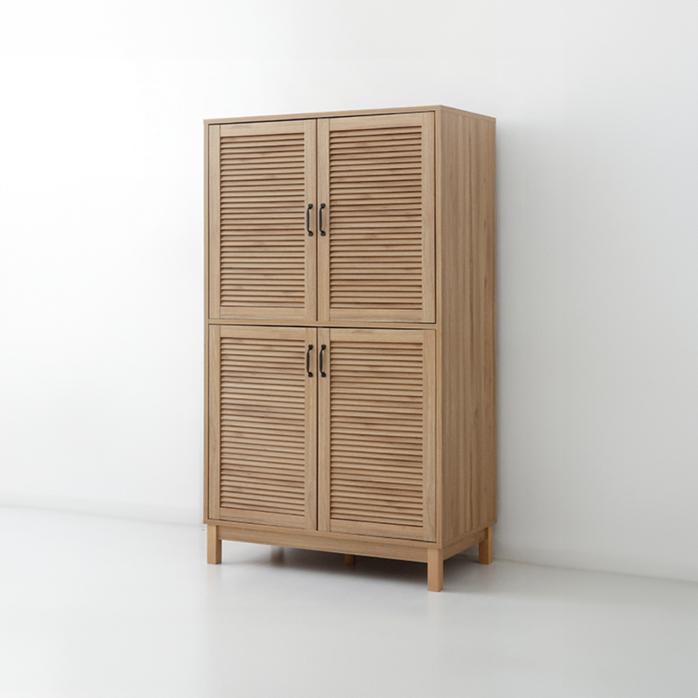 헤인 선반수납장 4문 CHM180100L 1000mmx520mmx1800mm, 2단, 캄포어베니어 7383.4614 - 상세 이미지 2