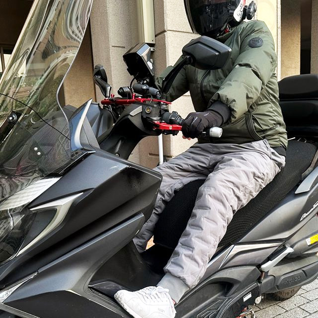 오토바이패딩바지 라이더 오리털 겨울배달바지 배달대행 카고 조거 바이크방한팬츠 이미지 6