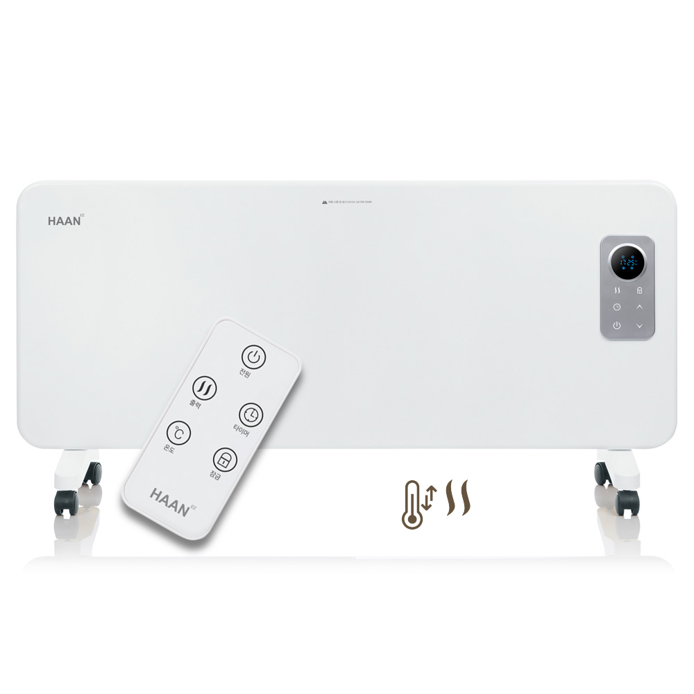 한경희 벽걸이 스탠드 컨벡션 전기히터 거실 방수 욕실 히터 타이머 160HH