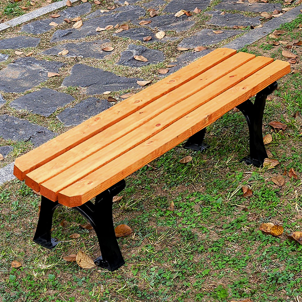 야외벤치 의자 테라스 정원 철제 야외용 카페 공원 평벤치 힐링1200