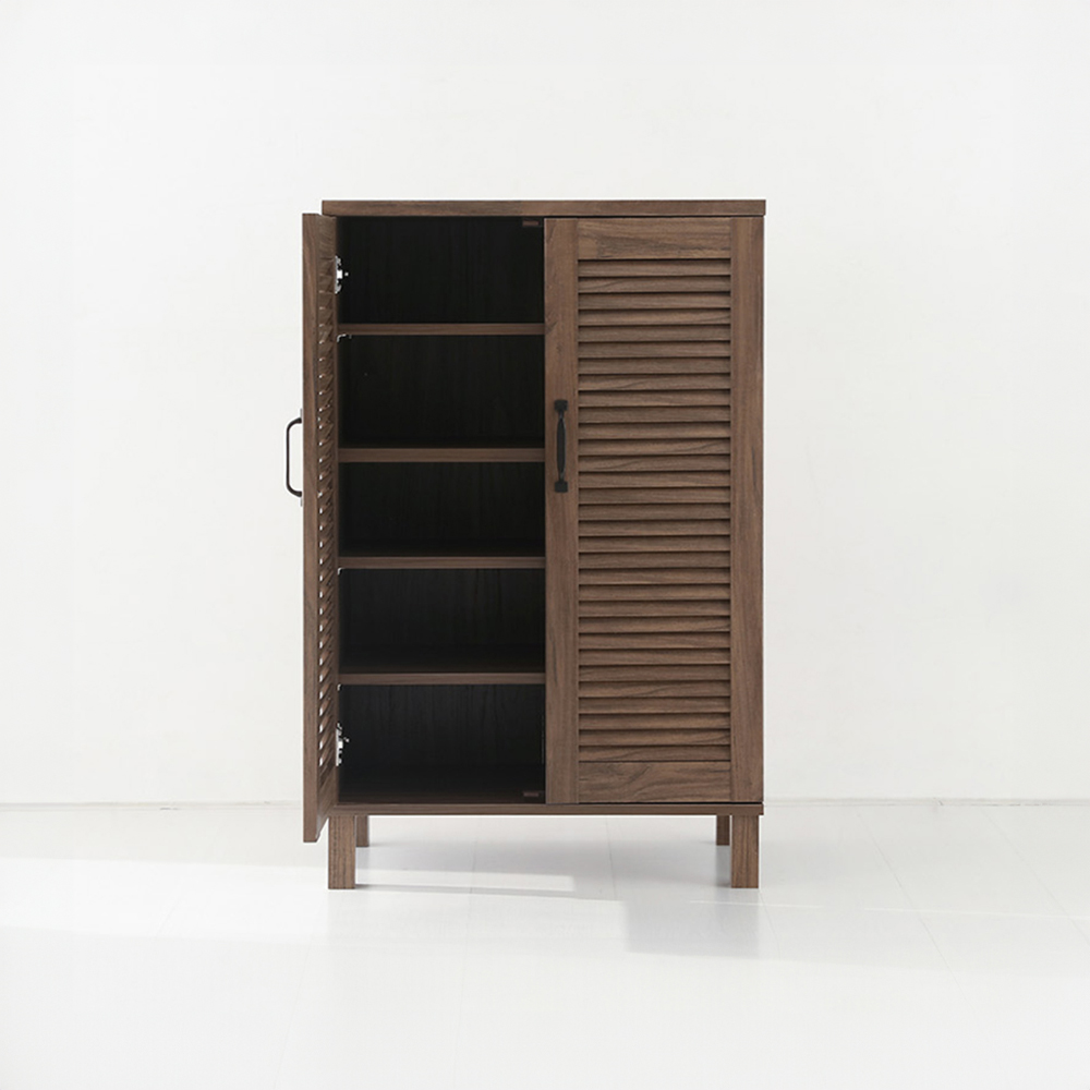 헤인 낮은2문 수납장 SHBM9460 일반형 600x350x940mm, 2단, 미들브라운 2097.5798 - 상세 이미지 3