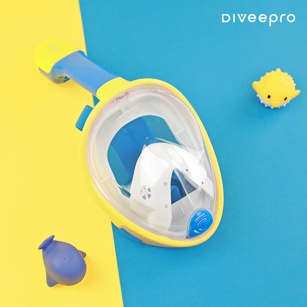 다이비프로 익스트림 아동용 어린이 스노쿨링 마스크 풀페이스 유아 키즈