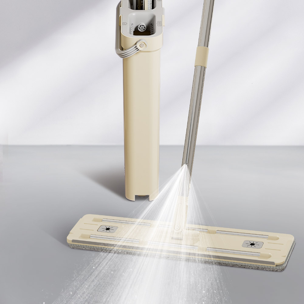 걸리버 대형밀대걸레 노터치 극세사 스프레이밀대 + 극세사 패드4장