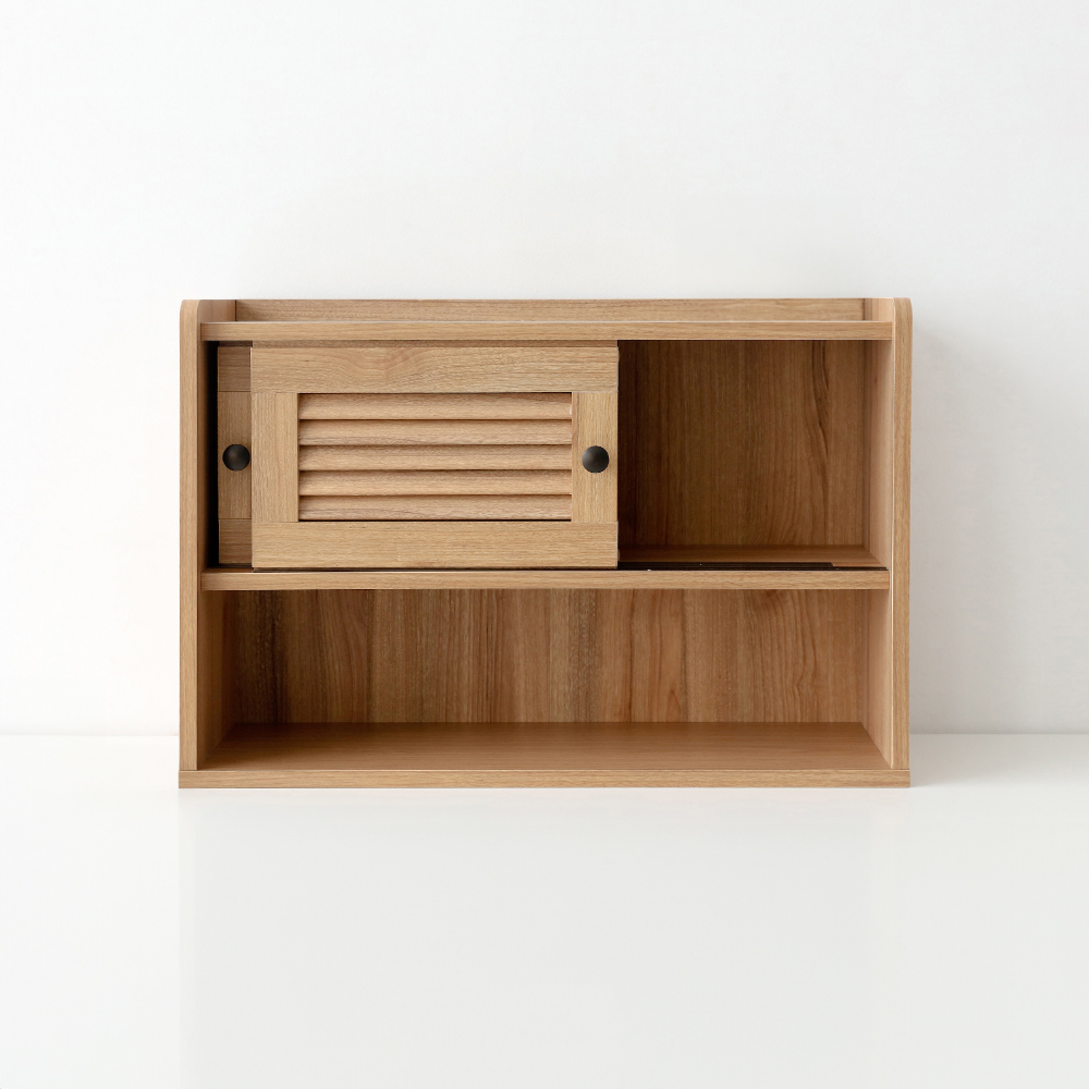 헤인 미니수납장 넓은2문 SHM4262LD 620mmx200mmx420mm, 2단, 캄포어베니어 1074.5509 - 상세 이미지 3