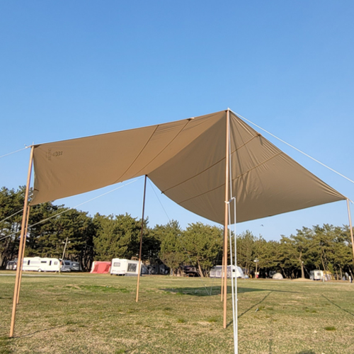 위모캠 타프 캠핑 그늘막 렉타 면 감성 방수