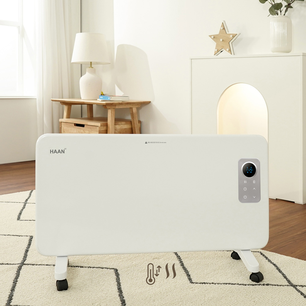 한경희 벽걸이 스탠드 컨벡션 전기히터 거실 방수 욕실 히터 타이머 160HH