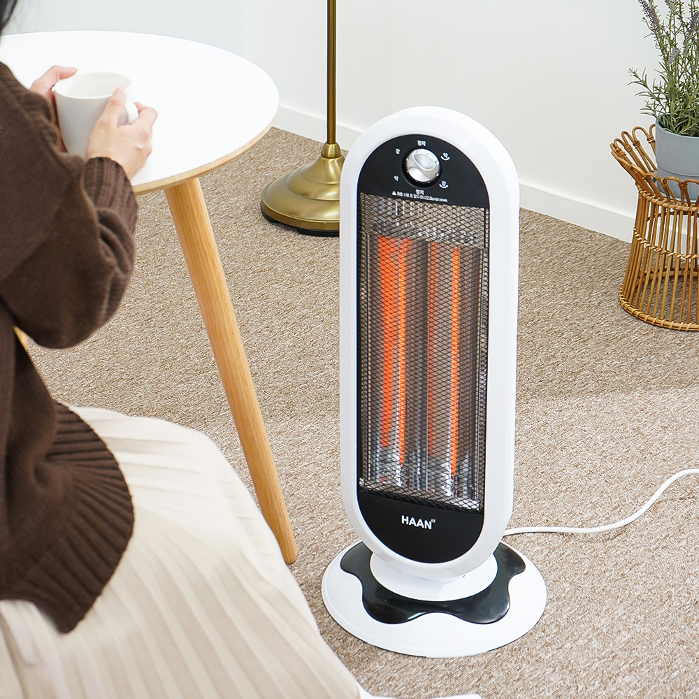 한경희 자동회전 2단 카본 전기난로 HAAN-Q2000