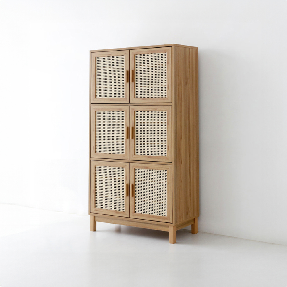 벤탄 6문 수납장 CHM18390 900x415x1830mm, 3단, 캄포어베니어 4027.9984 - 상세 이미지 2