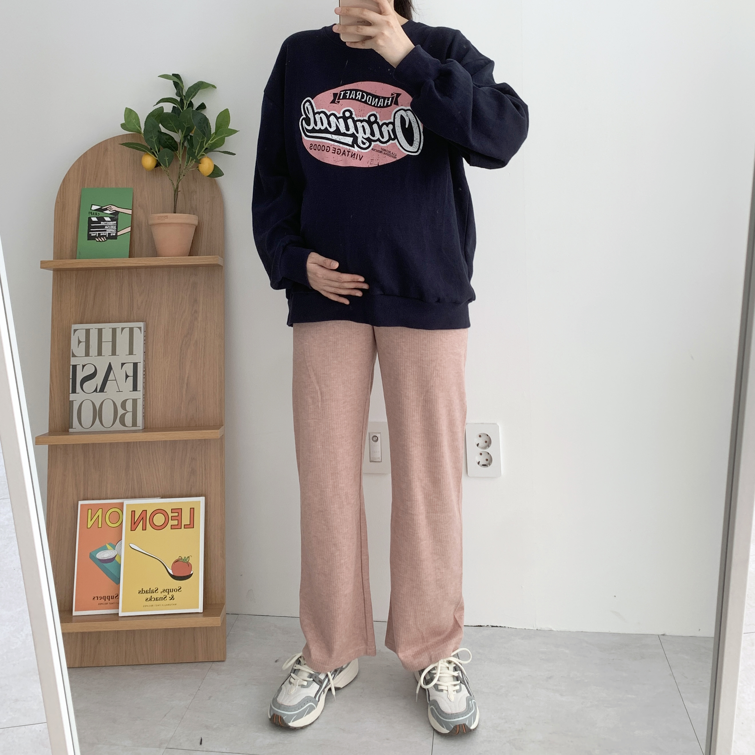복대 임산부바지 임산부팬츠 임부밴딩팬츠 - 상세 이미지 5