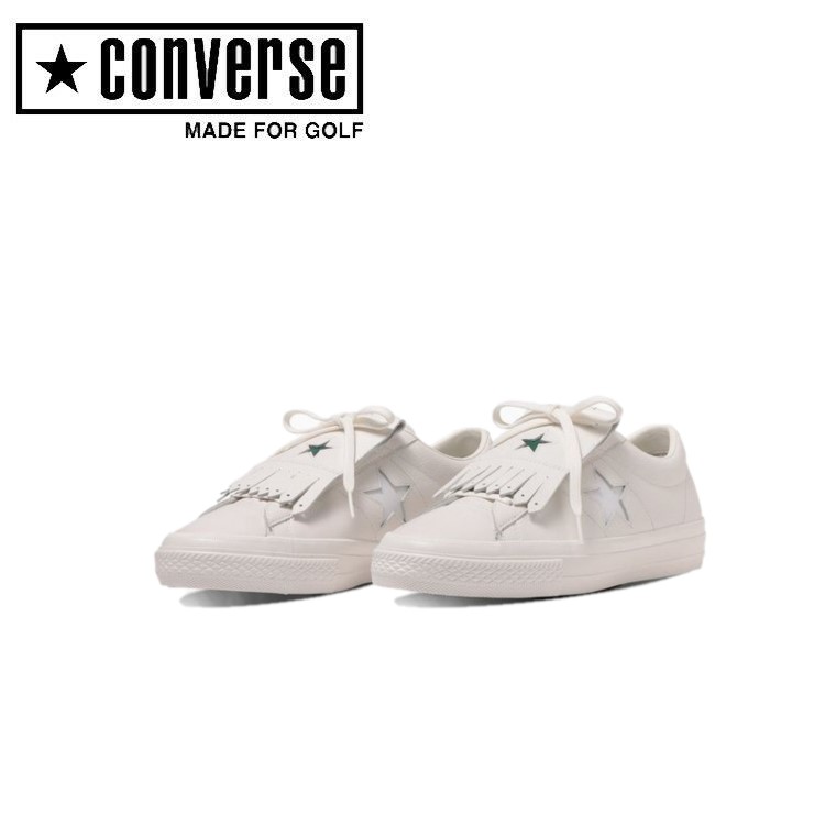 컨버스 CONVERSE 50주년 원스타 GF QT 가죽 태슬 골프화 33500380 - 메인 이미지