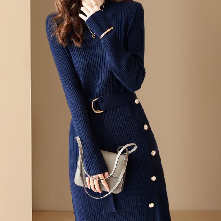 전종서 원피스 니트 공항패션 H라인 가을 의상 옷 패션