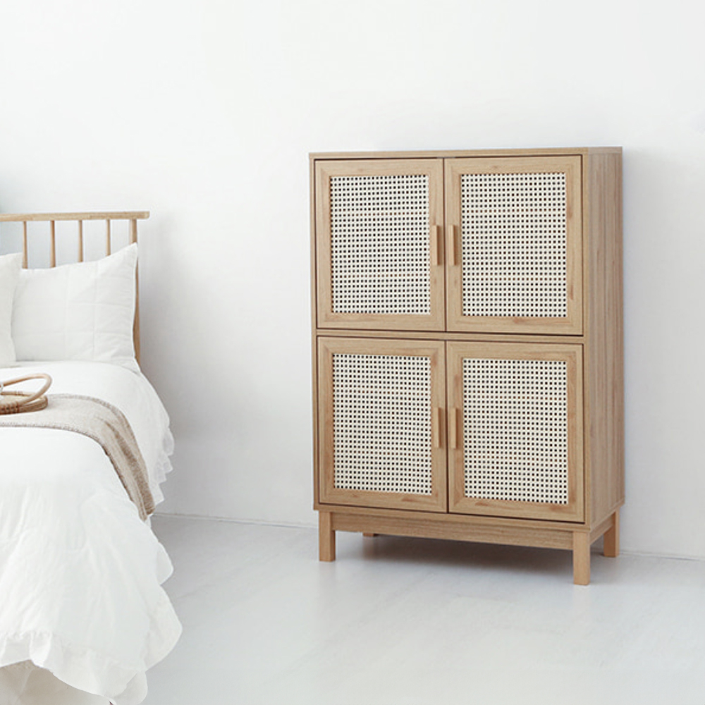 벤탄 4문 수납장 CHM12890 900x415x1280mm, 2단, 캄포어베니어 8483.8790 이미지 7