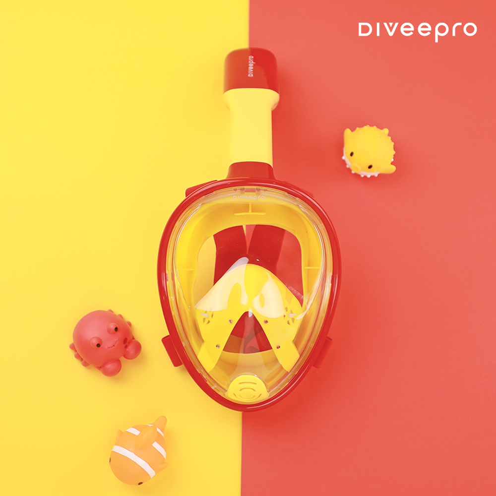 다이비프로 익스트림 아동용 어린이 스노쿨링 마스크 풀페이스 유아 키즈