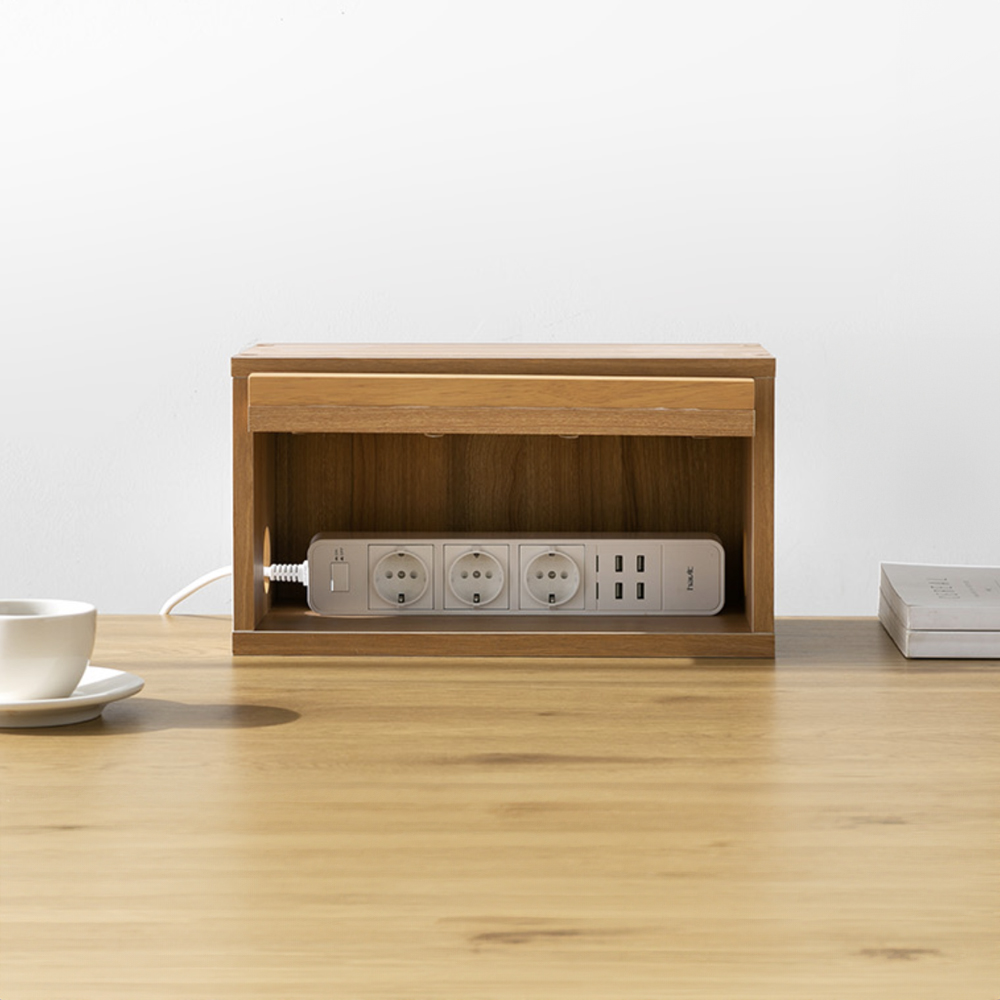 헤인 전선 정리함 NFM2240LD 미들브라운 이미지 4