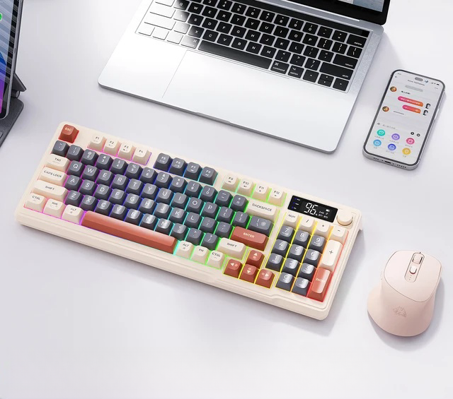 ZIYOULANG M96 무선 블루투스 저소음 키보드 - 상세 이미지 2