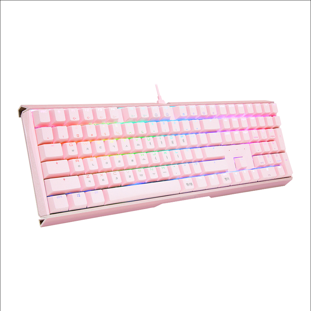 체리 키보드 MX BOARD 3.0S RGB 핑크 갈축 유선 게이밍 키보드 - 상세 이미지 3
