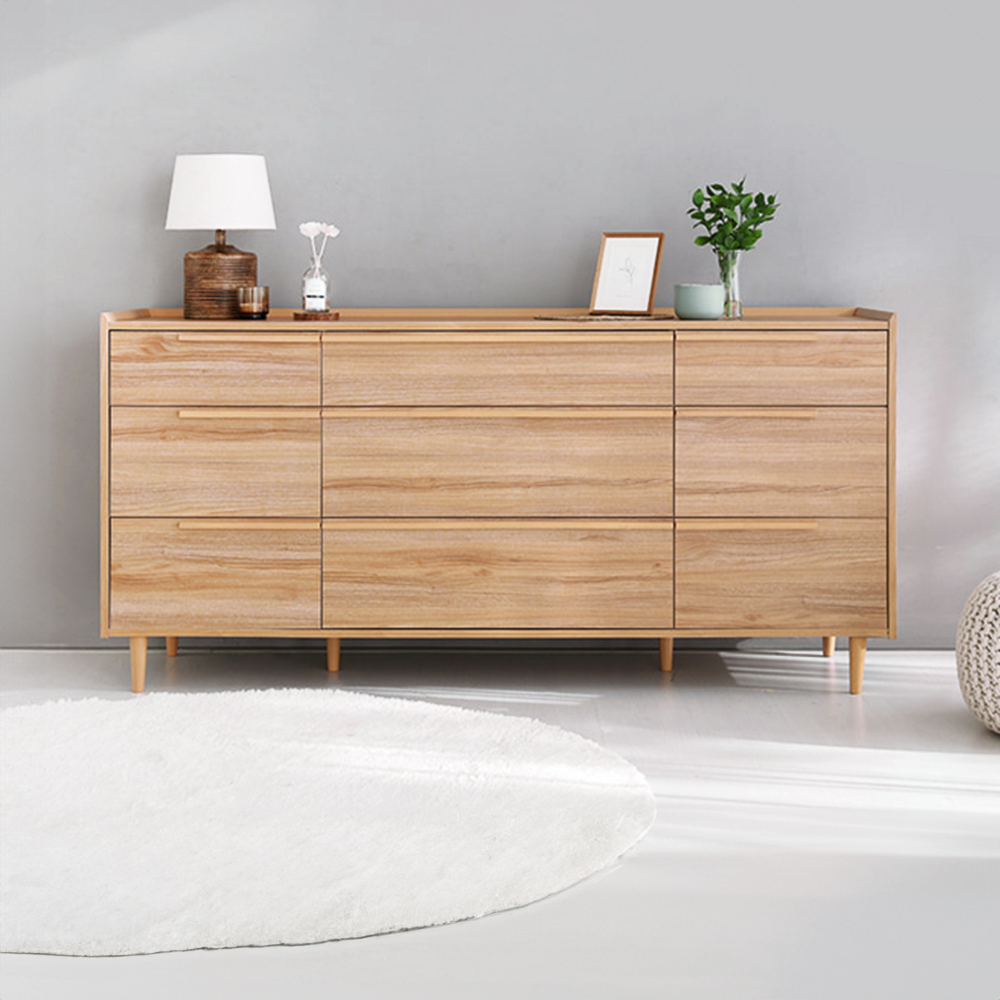 밀캄 콘솔수납장 17585 CHM85175 1750x500x850mm, 3단, 캄포어베니어 8361.2605 - 상세 이미지 4