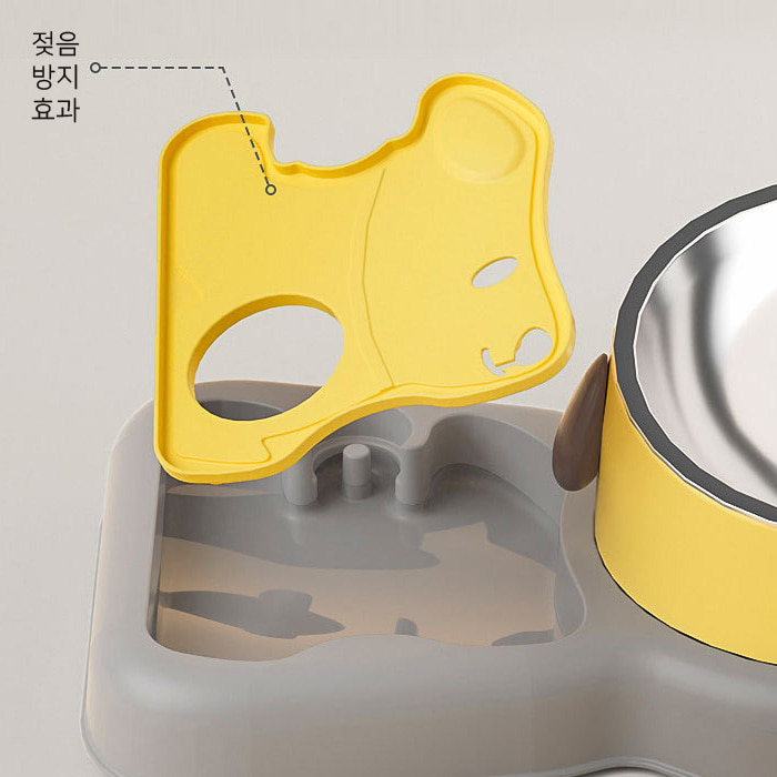 개과천선 도그잇 식기 세트 반려동물 급체 방지 스테인레스 강아지 밥그릇 물그릇 고양이 이미지 7
