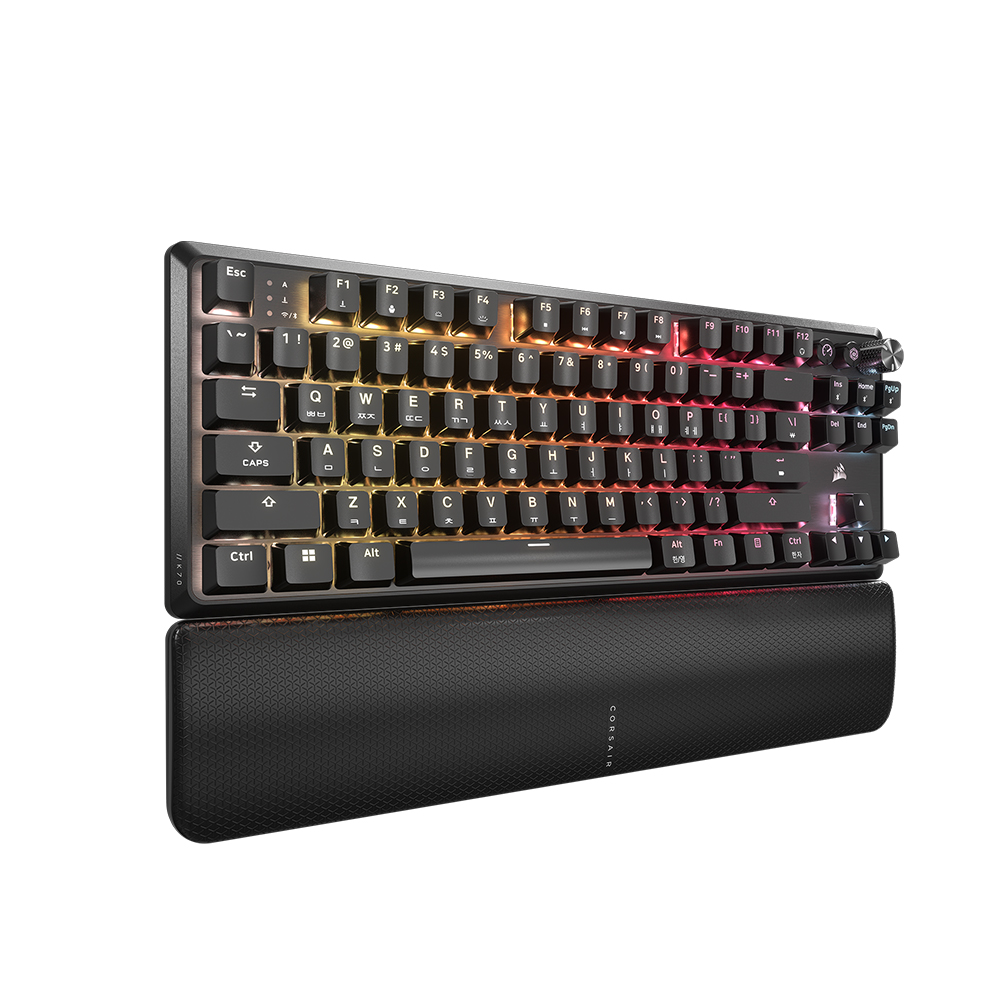 커세어 K70 RGB CORE TKL 무선 적축 + M55 초경량 무선 게이밍 키보드 마우스 세트 - 상세 이미지 3