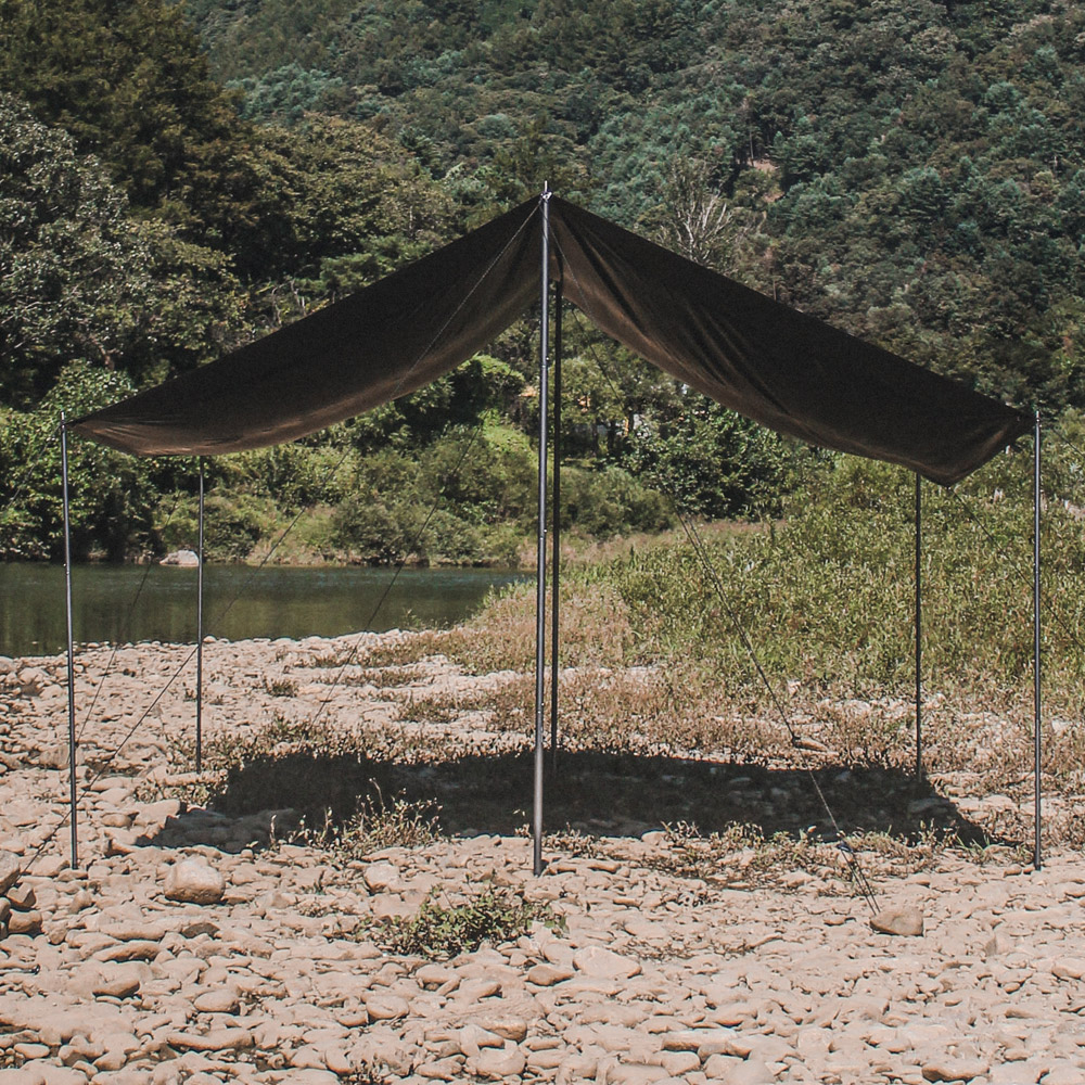 버팔로 와이드 사각타프 블랙코팅 그늘막 햇빛 가림막 특대형 디클레이 타프