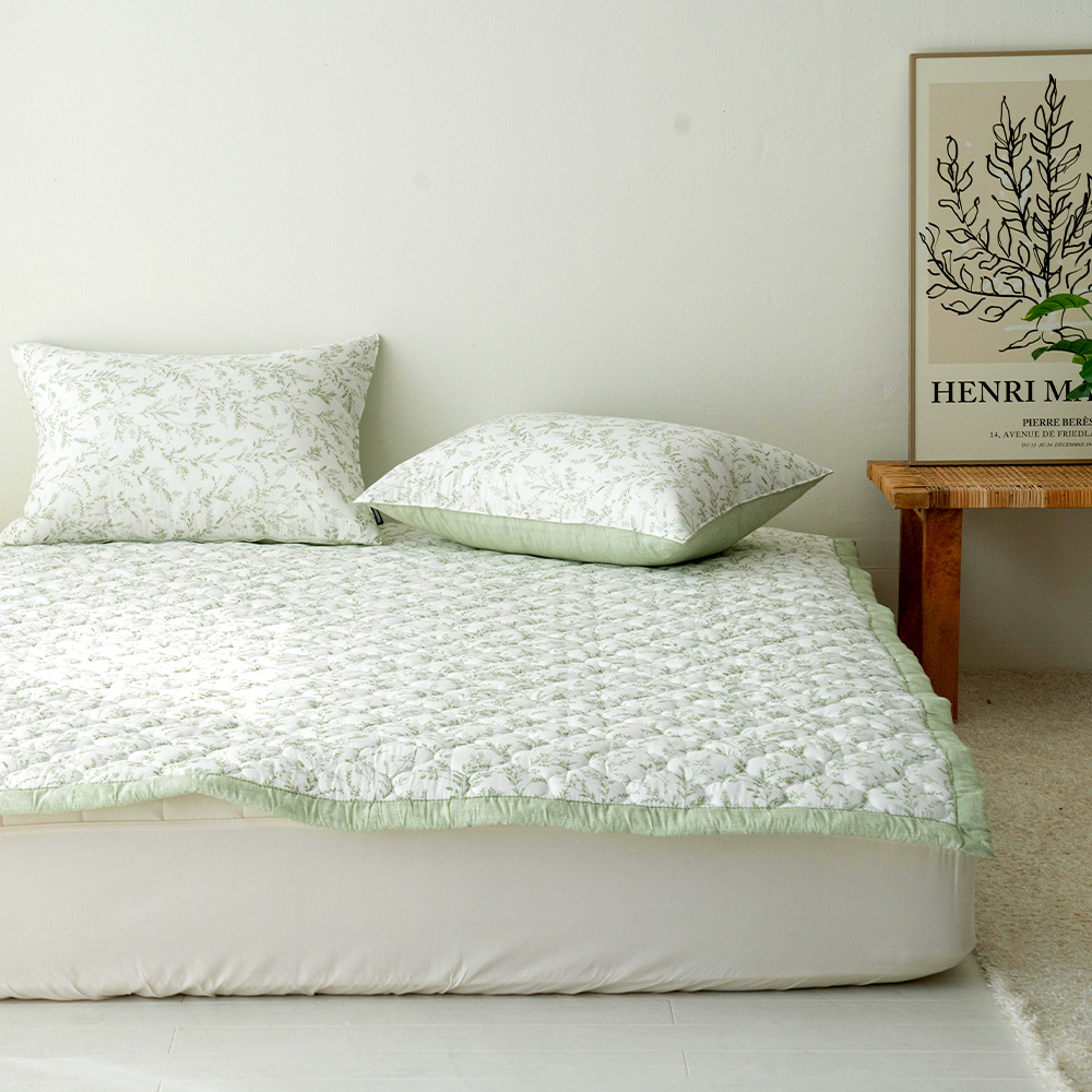 로웰 모달 침대패드 SS/K 2color