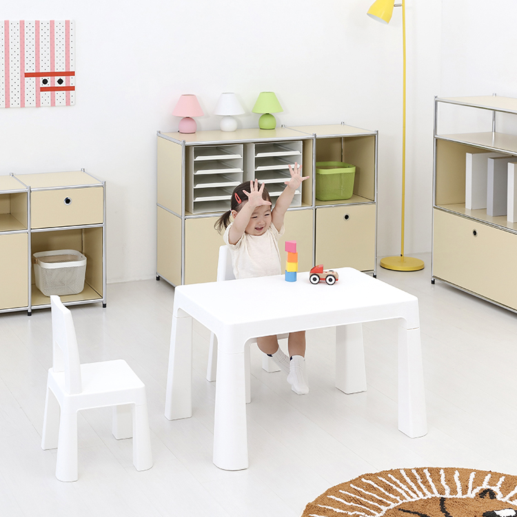 요이테 높이조절 어린이테이블 780x500mm, 핑크 6993.0026