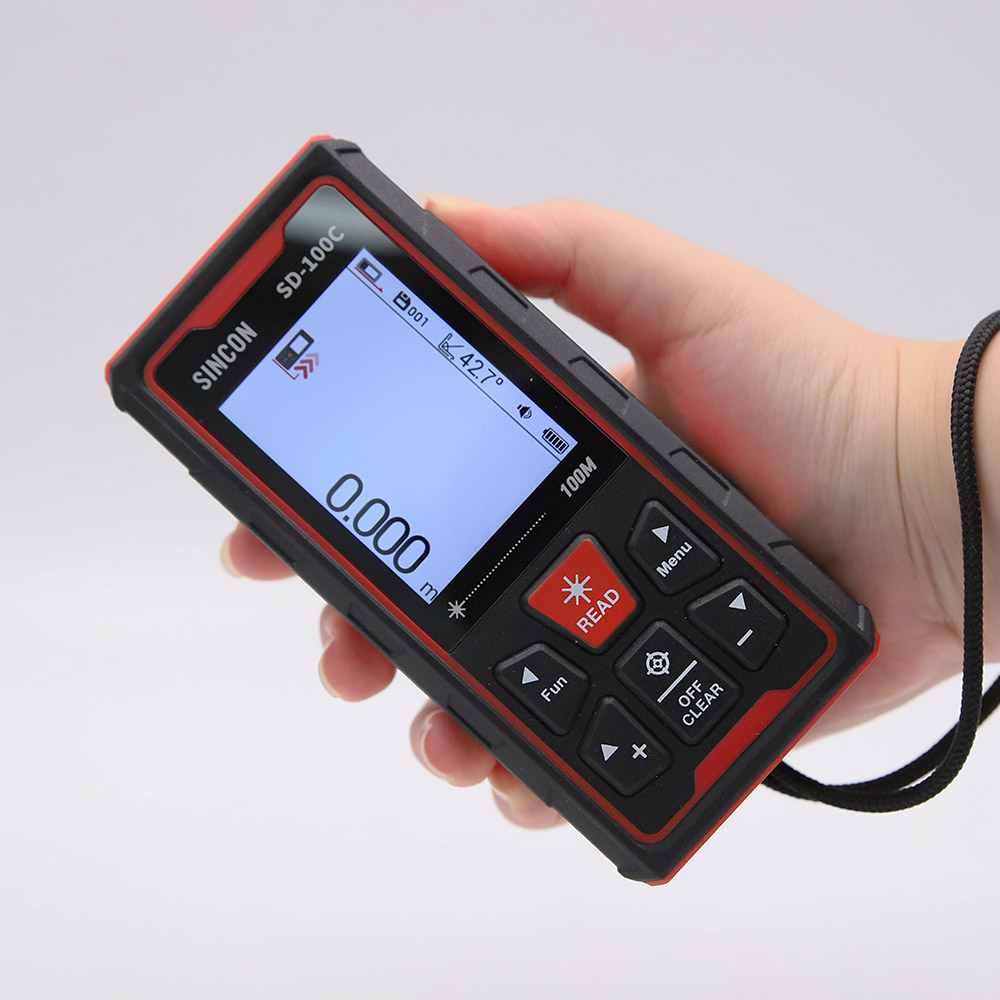 신콘 레이저 거리 측정기 SD-100C - 상품 이미지